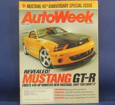 AutoWeek Magazine April 19 2004 Mustang GT-R Pontiac GTO Cobalt SS