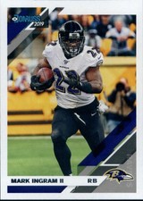 2019 DONRUSS AQUEOUS TEST #172 MARK INGRAM II BALTIMORE RAVENS FOOTBALL