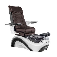 PERLA DX Shiatsulogic Pedicure Chair Black Nickel Tub w/Discharge Pump, CFE