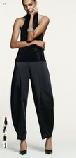 NWT Zara Satin Effect Balloon Pants 4391/554 Small