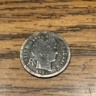1914-D Barber Dime 90% Silver Average Circ Toning — photo 1