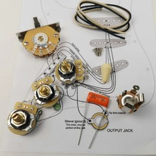 CTS 250K, Copper Shaft Wiring Kit, CDE 716P .022 400V Orange Teardrop Capacitor.