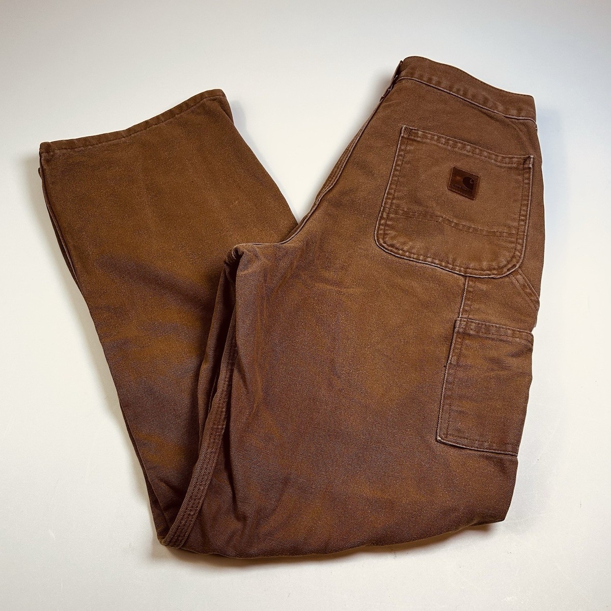 Carhartt B11 BRN Canvas Work Pants Mens 29x30 Tag Dungaree Fit