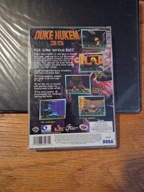 Duke Nukem 3D (Sega Saturn, 1997) CIB Complete in Box with Manual Tested