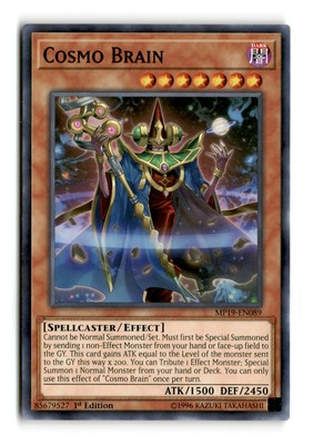 Cosmo Brain - MP19-EN089 1st Edition - YuGiOh-LP | eBay