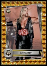 2025 Topps Chrome WWE Gold Geometric Kevin Nash 22/50 #184