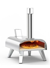 BIG HORN OUTDOORS Pellet Grill Wood BBQ Smoker Portable Pizza Oven Pizza Maker