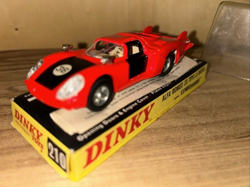 Dinky Toys GB N° 210 Alfa Romeo 33 Tipo Le Mans Mai Giocato In Scatola 1/43 - Foto 5 di 6