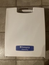 Husqvarna Viking Embroidery Arm in case with 2 booklets