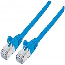 Intellinet Network Patch Cable, Cat6, 1m, Blue, Copper, S/FTP, LSOH / LSZH, PVC,