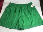Russell Athletic Gym Shorts Mens L Green USA Made Vintage NOS New 100% Cotton