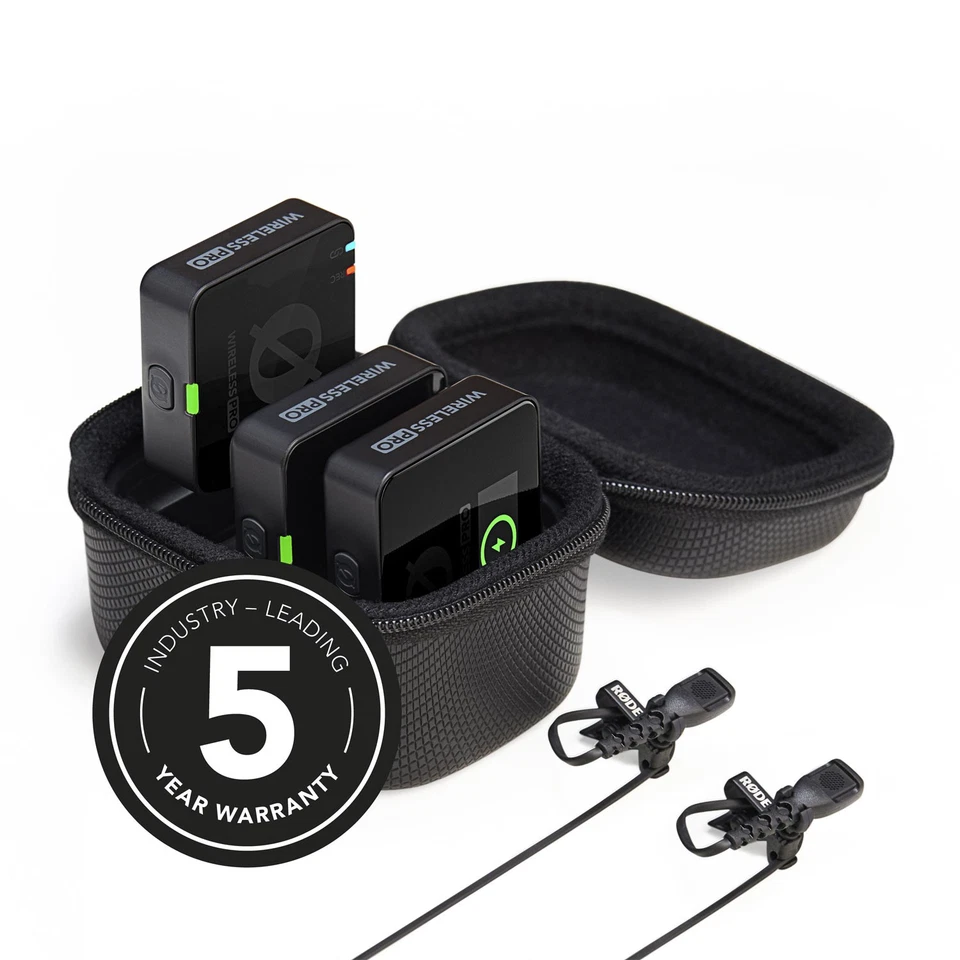 Rode Wireless Pro Digitales 2-Kanal Drahtlos-Mikrofonset Funkstrecke - Bild 3 von 4