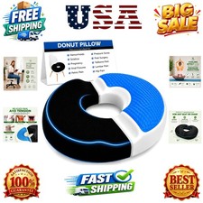 Donut Gel Sitting Pillow - Orthopedic Memory Foam for Tailbone Pain, Hemorrho...