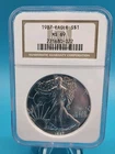 1987 American Eagle NGC MS-69 .999 Silver 1 Oz Coin