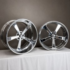 Intro Rally Wheels - 24x924x12 Staggered Set Of 4 - 5x127 - Polish 7 Lip Intro Rally Wheels - 24x924x12 Staggered Set Of 4 - 5x127 - Polish 7 Lip