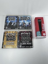 Rock Band 1&2, Classic Rock & Country Track Pack (Sony PlayStation 3 PS3, 2008)