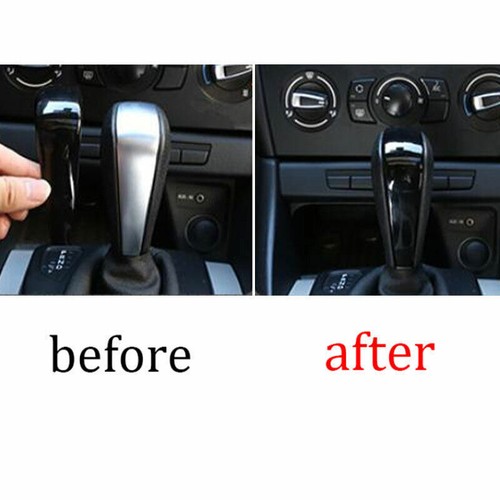 Gear Shift Knob Head Cover Trim 1PCS Fit For BMW X1 E84 2010-2013 Bright Black - Picture 7 of 20