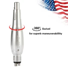 Dental 4:1 Hygiene Prophy Handpiece 360° Swivel Straight Cone Air Motor 4Holes