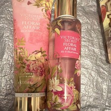 Victoria's Secret Floral Affair Lily  Blush Berries Lotion 8oz  Mist 8.4oz Set