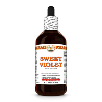 Sweet Violet (Viola Odorata) Tincture,  Dried Leaf Liquid Extract