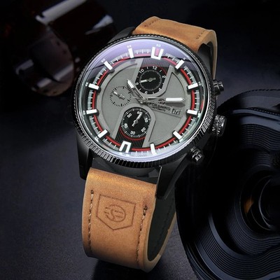 FORSINING Herrenuhr Automatik Chronograph Uhren Luxus Leuchtuhr für Männer