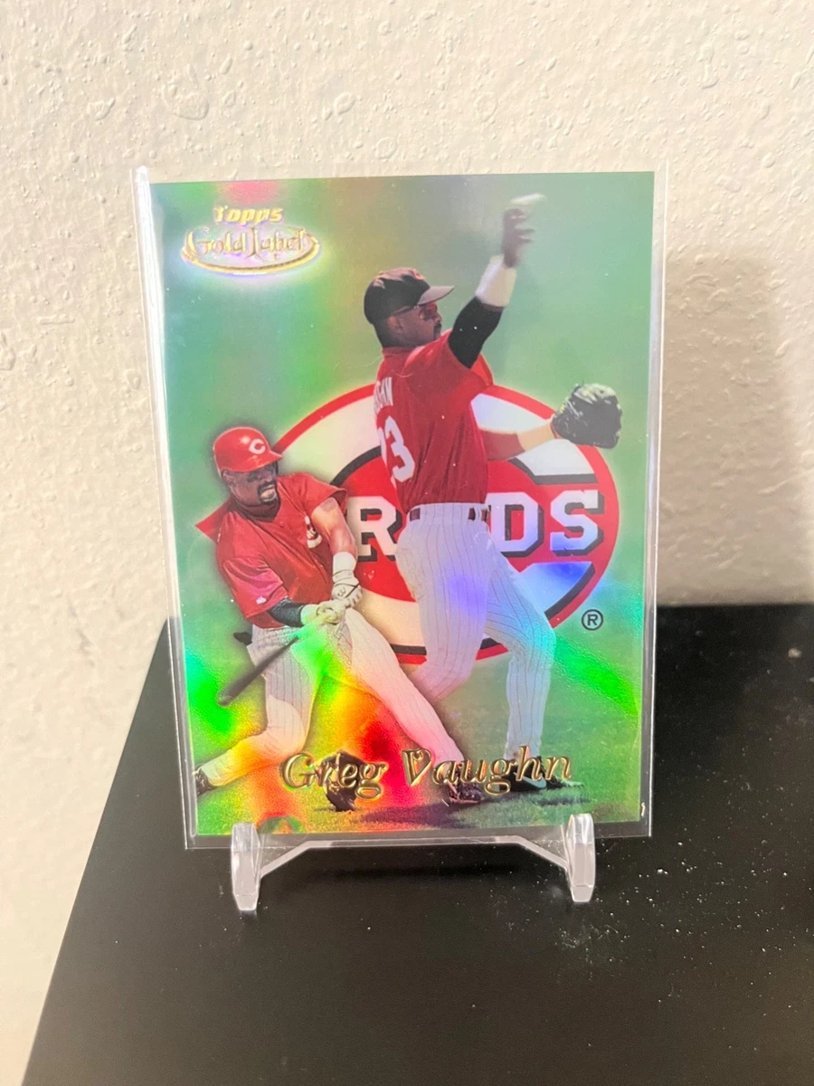 Greg Vaughn Cincinnati Reds Baseball Sports Trading Cards