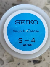 SEIKO S-4 Specialist Watch Grease CUSTOM size pots Used
