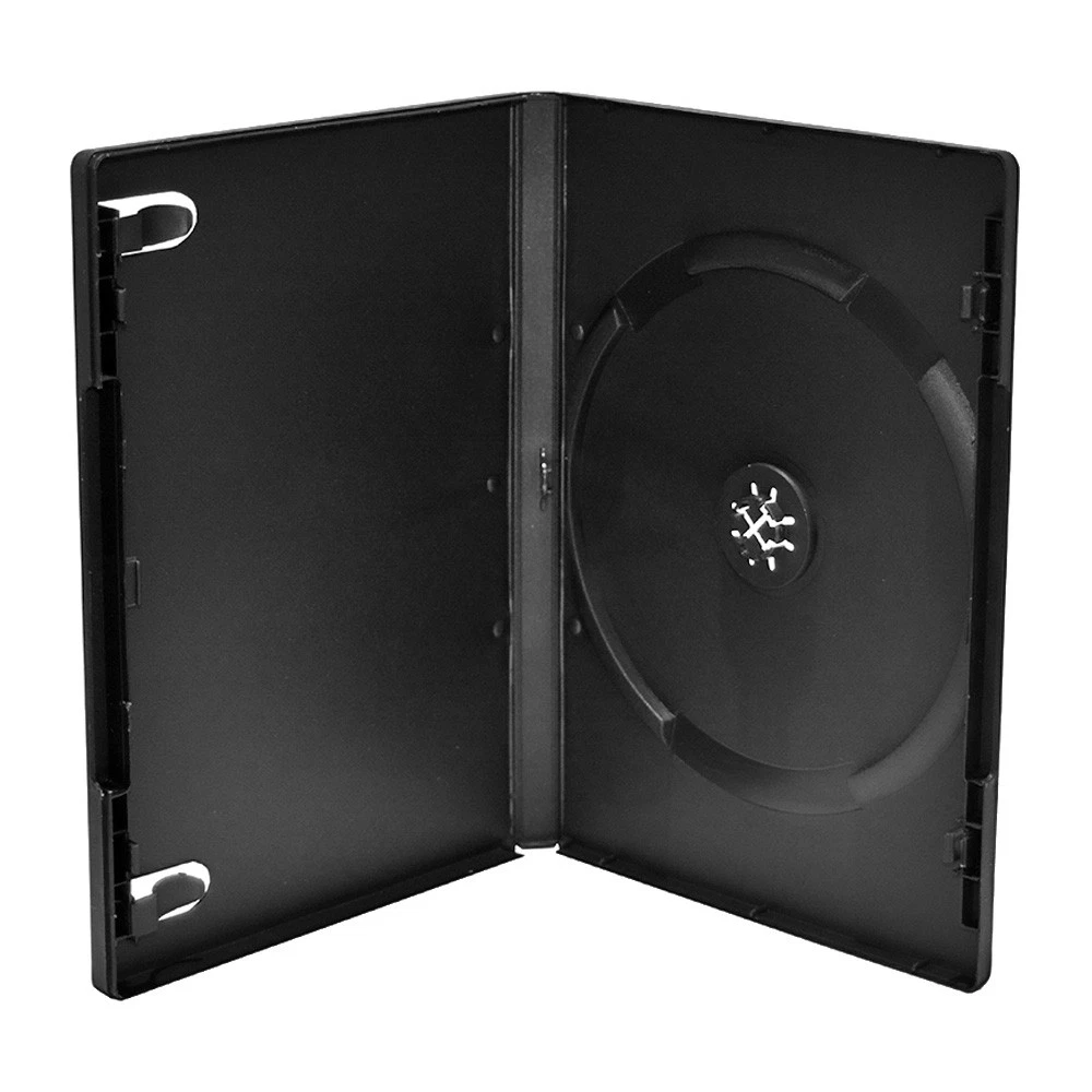 Dragon Trading®, 100 custodie singole, colore nero, spessore 7 mm, per