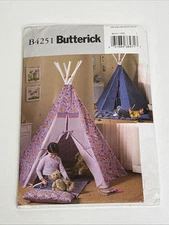 Butterick Tepee and Mat Uncut Sewing Pattern B4251