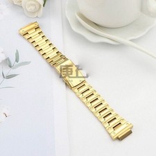Watchband Strap Balck/Silver/Gold For Casio GM-2100 Bracelet Stainless Steel
