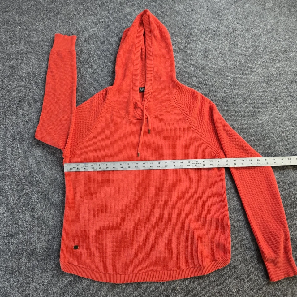 Lauren Ralph Lauren Sudadera con Capucha Naranja Para Mujer XL Coral Tejido Sudadera LRL Foto 4 de 4