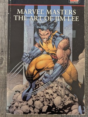 Marvel Masters The Art of Jim Lee Hardcover Comics Art Book DC Marvel