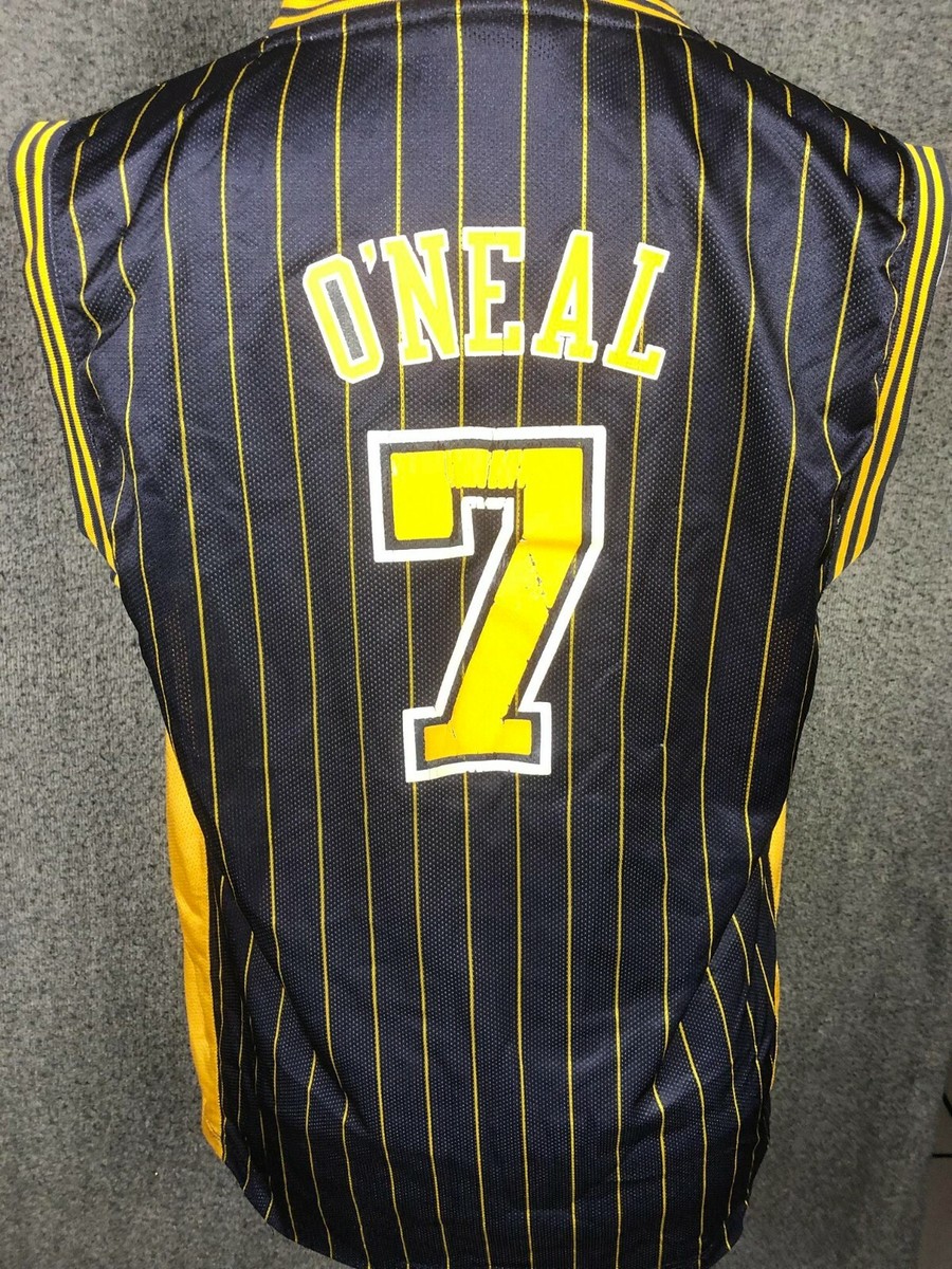 Jermaine O'Neal #7 Indiana Pacers NBC Youth XL 18-20 Reebok