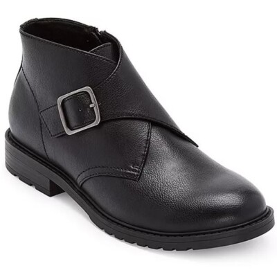 Frye and Co. Men's Oliver Stacked Heel Boots Black Size 9