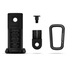 Small Black Outdoor Recreation Accessory with Aluminum Carabiner for Devices