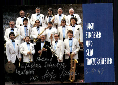 Hugo Strasser Autogrammkarte Original Signiert ## BC 19544
