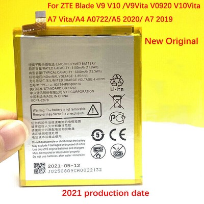 3200mAh Li3931T44P8h806139 Battery For ZTE Blade V10 Vita A4/A5 2020/A7 Phone
