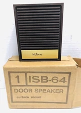 Vintage NuTone ISB-64 Surface Mounted Door Intercom Speaker Brown New