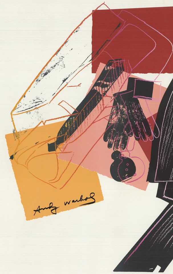 Póster de campaña publicitaria Andy Warhol Halston 22,75" x 29,5" serigrafía 1982 Po Foto 2 de 4