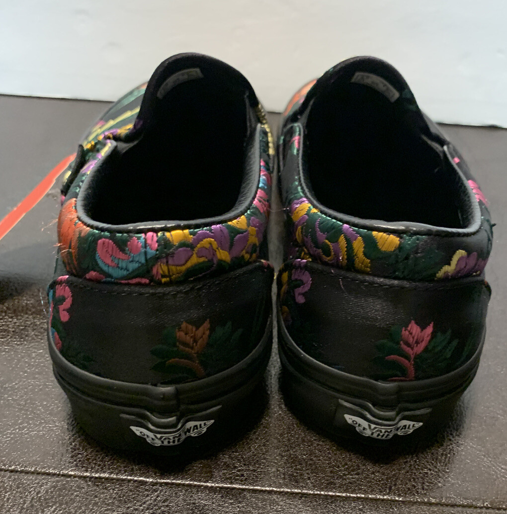 VANS Classic Slip On Festival Satin Sk8 Shoe Sz Men 5 Wmns