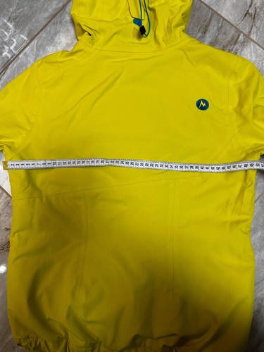 Marmot Free Skier Ski Jacket Yellow Mens M - Picture 6 of 8