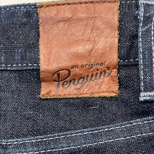Original Penguin Munsingwear Jeans Mens 31x32 Blue Dark Wash Skinny EUC - Picture 9 of 10