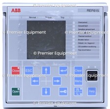 * ABB REF615 REF615A_1G HAFNAEFCNEC1BDD11G RELAY FEEDER PROTECTION CONTR