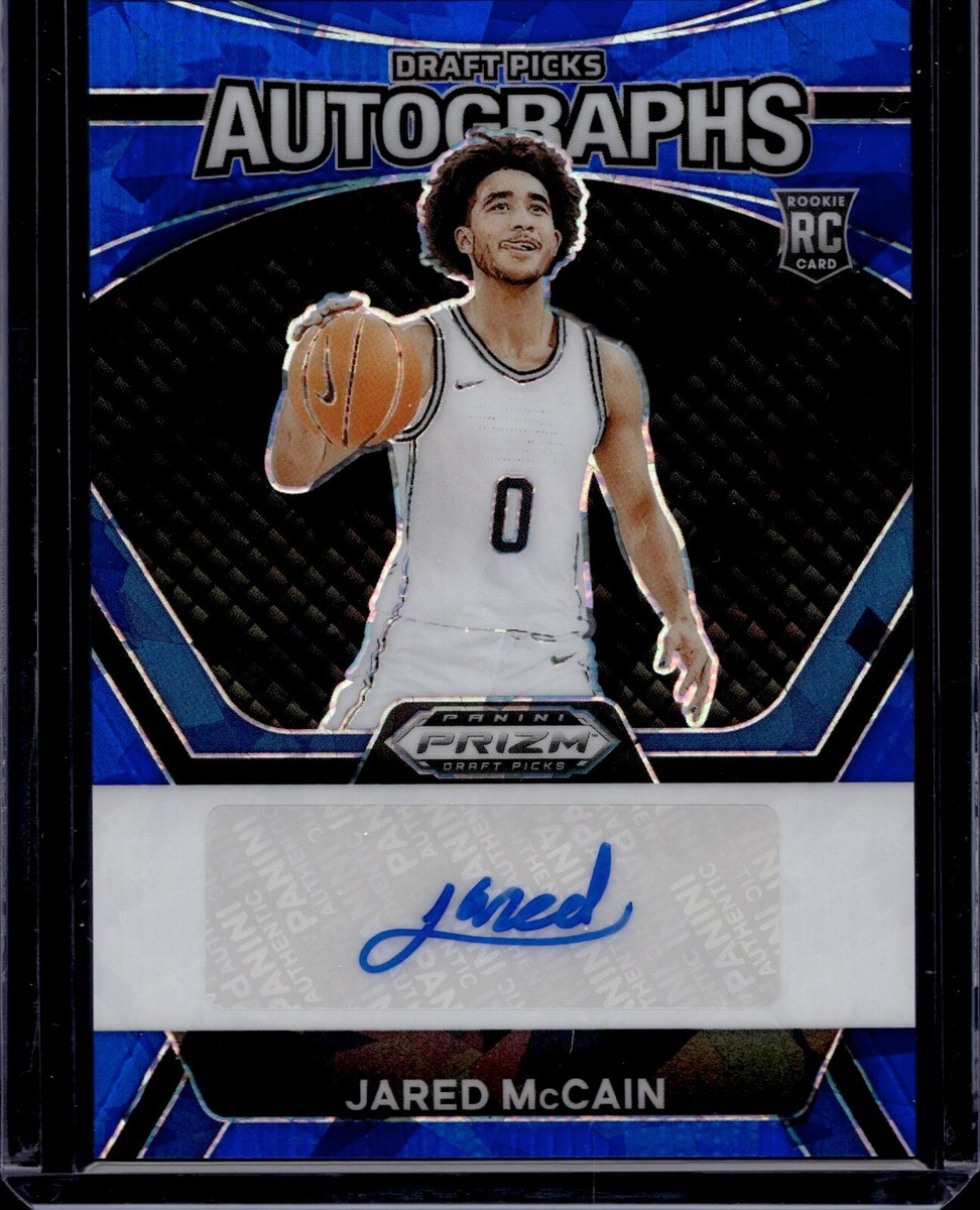 2024-25 Panini Prizm Draft Picks Draft Picks Auto Blue Ice Jared