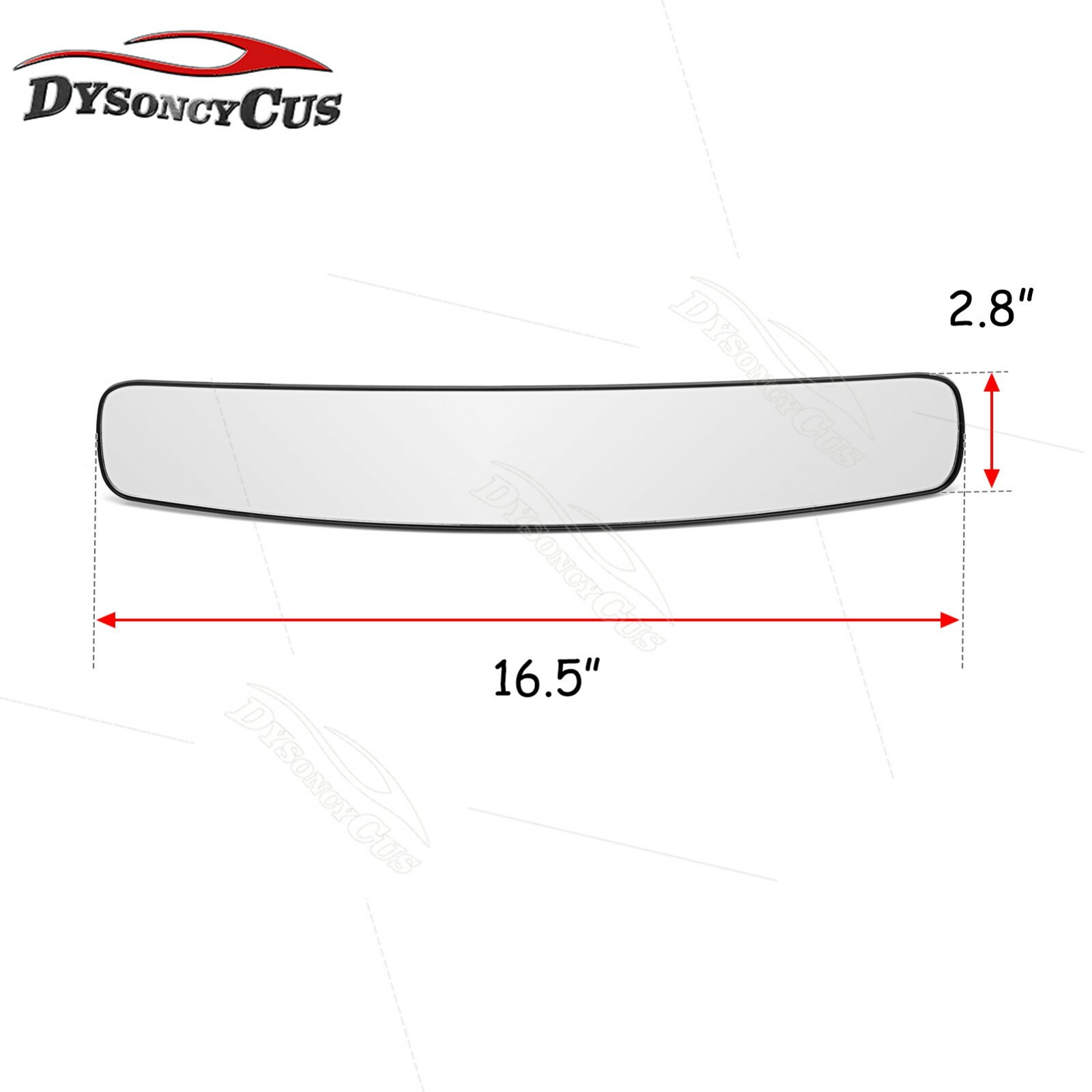 Folding Side Mirrors & Panoramic Rear View Center Mirror For Golf Cart