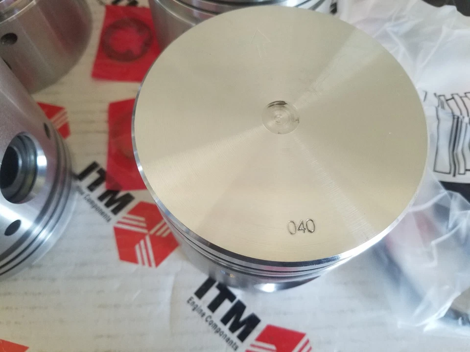 Volco 142E, 144E, 145E 74-75 Penta AQ130C, AQ130D +.040 Pistons & Rings 24mm pin - Image 4 of 4