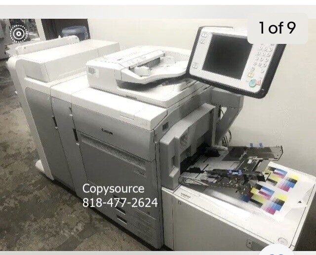 CANON IMAGEPRESS C750 COLOR COPIER, FINISHER, PDK & SERVER FIERY G250