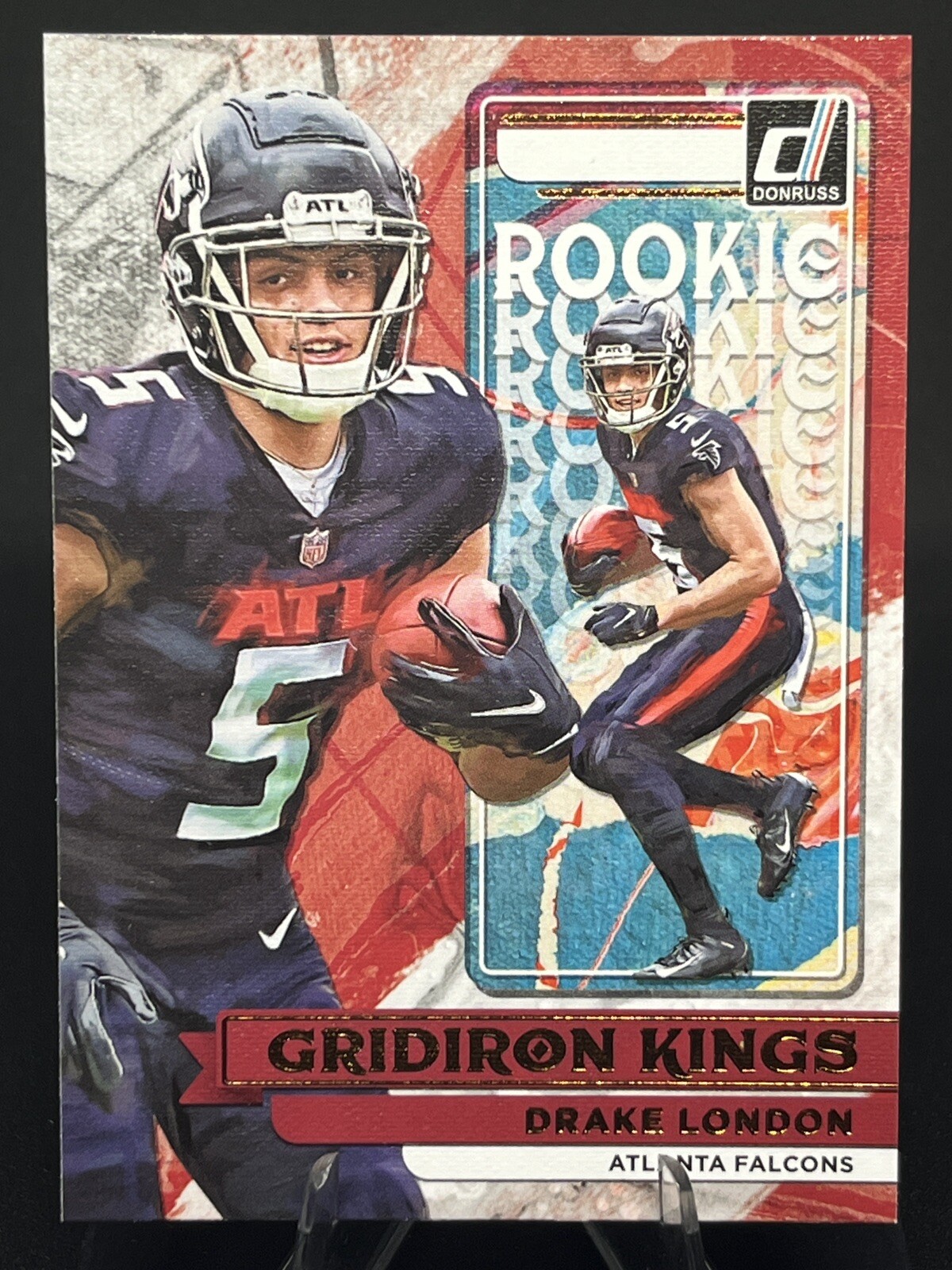 DRAKE LONDON 2022 Panini Donruss Gridiron Kings #RGK-6 Atlanta Falcons Rookie RC