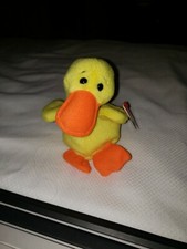 NWT TY Quackers Beanie Babies - 1994 (pvc pellets).  Excellent condition.  