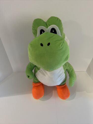 Nintendo Super Mario 20 in Yoshi Dinosaur Plush Pillow Toy, Soft, Green - Picture 2 of 12